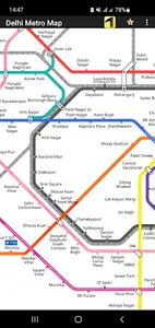 Delhi Metro Map screenshot 2