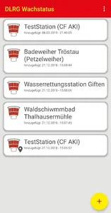 DLRG Wachstatus screenshot 1