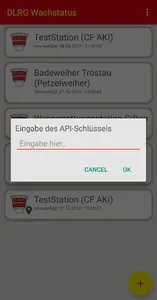 DLRG Wachstatus screenshot 2