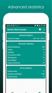 Wortex: Word Counter screenshot 2