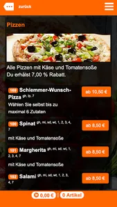 Schlemmer Pizza Marbach screenshot 2