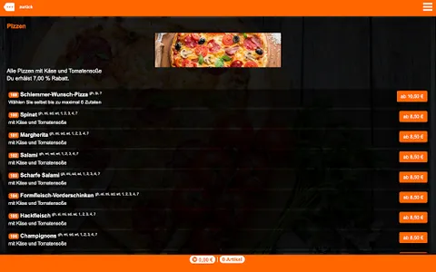 Schlemmer Pizza Marbach screenshot 8