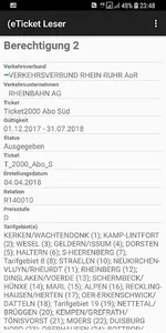 eTicket Leser screenshot 1