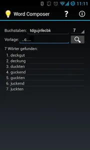 Word Composer screenshot 1