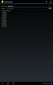 Word Composer screenshot 2