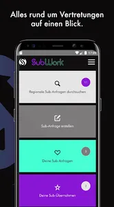SubWork - Kursvertretungen ein screenshot 0