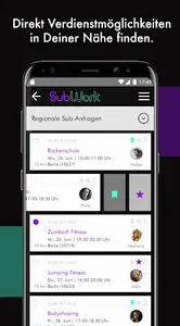 SubWork - Kursvertretungen ein screenshot 4