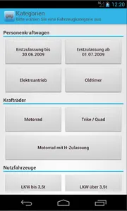 Car tax calculator screenshot 0