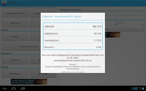 Car tax calculator screenshot 14
