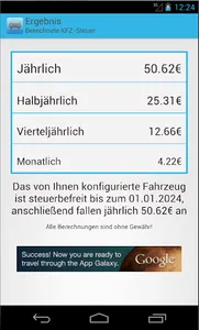 Car tax calculator screenshot 4