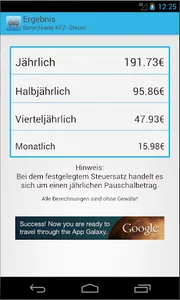 Car tax calculator screenshot 5