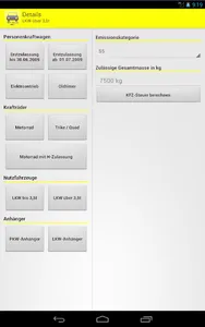 KFZ-Steuer Rechner Pro screenshot 7