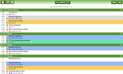 FAMANICE - Familienkalender screenshot 17