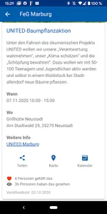 FeG Marburg screenshot 2