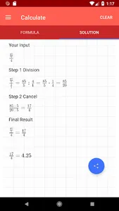 Reduce Fraction screenshot 1