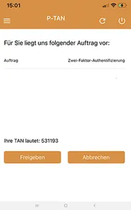 pushTAN-App Fondsdepot Bank screenshot 15