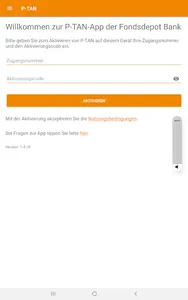 pushTAN-App Fondsdepot Bank screenshot 16