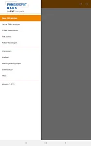pushTAN-App Fondsdepot Bank screenshot 23