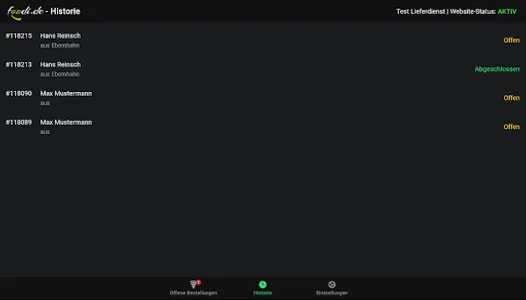 foodi.de für Anbieter screenshot 2