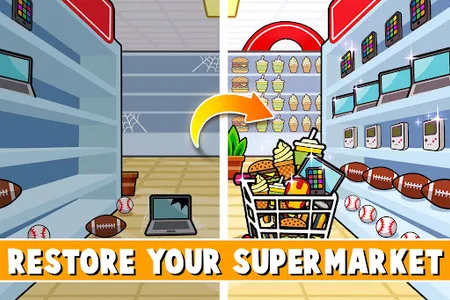 Idle Supermarket Empire Tycoon screenshot 2