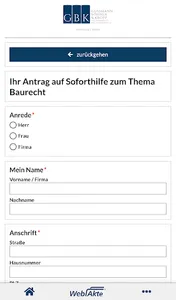 GBK LEGAL Soforthilfe screenshot 7