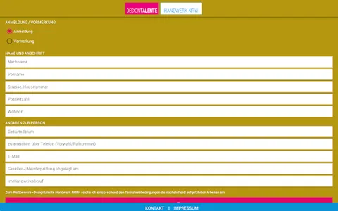DesignTalente Handwerk NRW screenshot 4