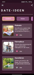 GLANCE - Date Inspiration screenshot 0