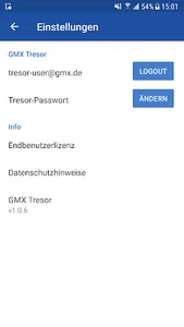 GMX Tresor screenshot 4