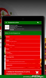 Pizzaservice La Bella Ansbach screenshot 7