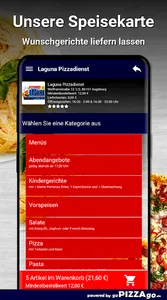 Laguna Pizzadienst Augsburg screenshot 3