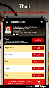 Tandoor Shalimar Indisches screenshot 5