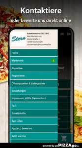 Pizza Stern Lieferservice Berl screenshot 2