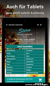 Pizza Stern Lieferservice Berl screenshot 6