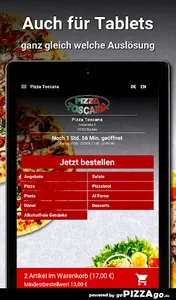 Pizza Toscana Buchen screenshot 6
