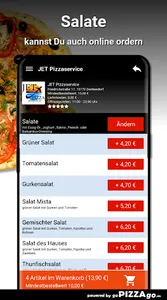 JET Pizzaservice Denkendorf screenshot 4