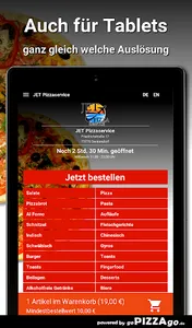 JET Pizzaservice Denkendorf screenshot 6