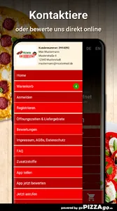 Pizzeria Universität Duisburg screenshot 2