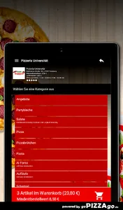 Pizzeria Universität Duisburg screenshot 7