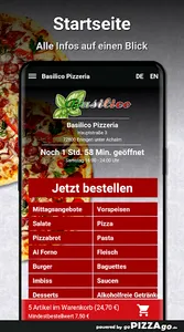 Basilico Pizzeria Eningen unte screenshot 1