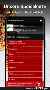 Basilico Pizzeria Eningen unte screenshot 3