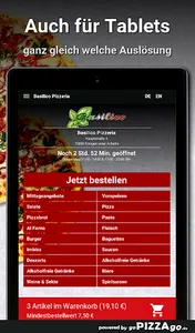 Basilico Pizzeria Eningen unte screenshot 6