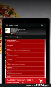 Basilico Pizzeria Eningen unte screenshot 7