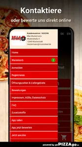 Bella Pizza Service Esslingen  screenshot 2