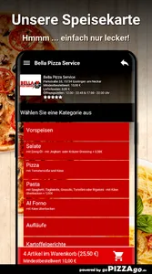 Bella Pizza Service Esslingen  screenshot 3