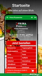 Prima Pizzaservice Glauchau screenshot 1