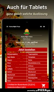 Roma Night Pizza Göppingen screenshot 6