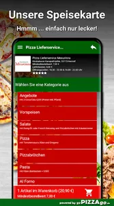 Pizza Lieferservice Mesurinna  screenshot 3