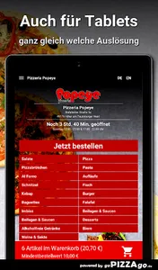 Pizzeria Popeye Hilter am Teut screenshot 6