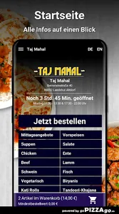 Taj Mahal Landshut Altdorf screenshot 1