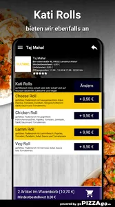 Taj Mahal Landshut Altdorf screenshot 5